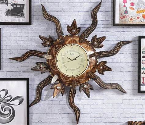 Wooden Wall Clock @upto 55% Off: Buy Wood Clock Online In India