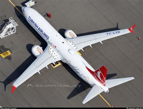 Tc Lyd Turkish Airlines Boeing 737 9 Max Photo By Tong Xian Id 1005137