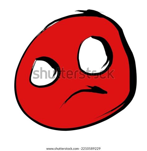 Red Angry Emoji Face On White Stock Vector (Royalty Free) 2210589229 ...