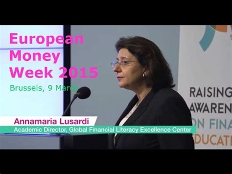 Financial Literacy And Economic Outcomes Annamaria Lusardi European