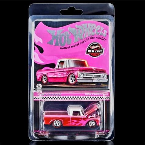 🔥1962 Ford F100 Hot Wheels Rlc Exclusive Pink Edition Hnl11 4674459270