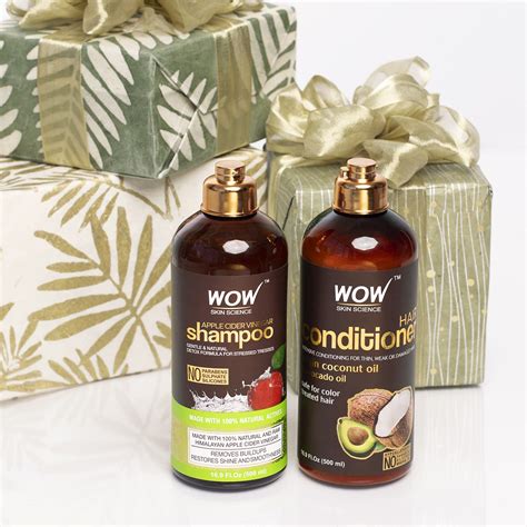 Buy Wow Apple Cider Vinegar Shampoo And Hair Conditioner Set 2 X 169 Fl Oz 500ml Increase