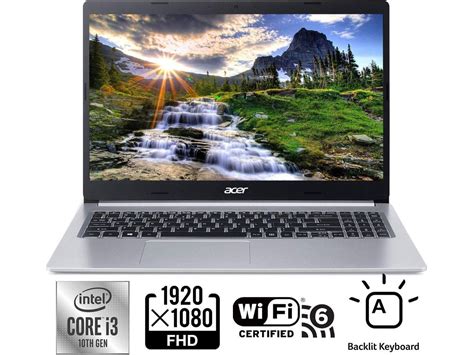 Acer Aspire 5 Laptop 15 6 Full Hd 10th Gen Intel Core I3 1005g1 8gb Ddr4 128gb Nvme Ssd