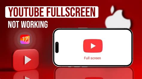 Fix Youtube Video Wont Go Full Screen On Iphone Youtube Full Screen