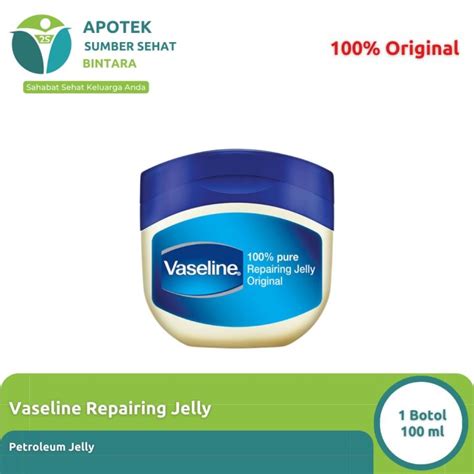 Vaseline Repairing Jelly 100 Ml Lazada Indonesia