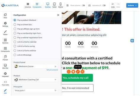 Create a product upsell funnel in Kartra | Help Center | Kartra Support