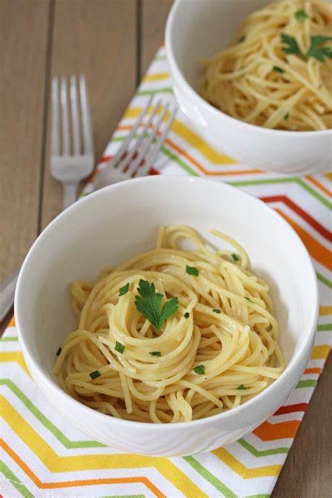 Parsley Chive Buttered Noodles