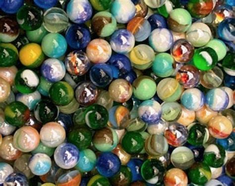 100 Different 16mm 58th Premium Player Glass Marbles Etsy