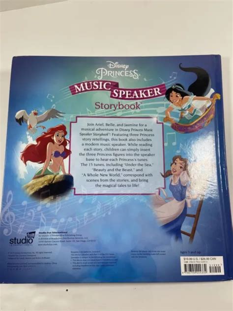 RAREMUSIC PLAYER STORYBOOK Ser Disney Princess Music Speaker 2019