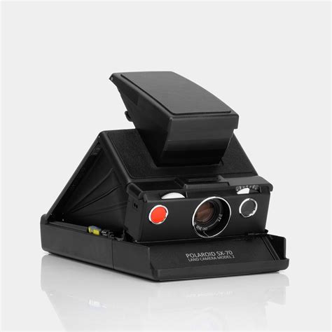 Polaroid SX-70 Model 2 Black Folding Instant Film Camera