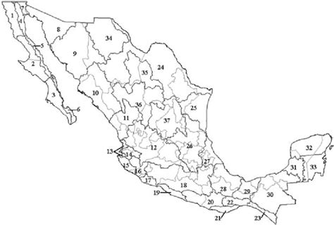 Regiones hidrológicas de México Download Scientific Diagram