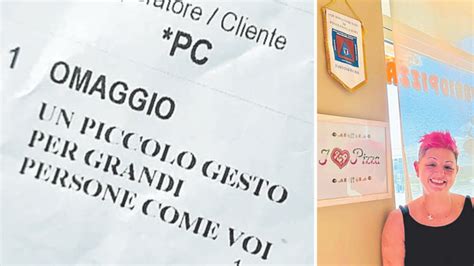 Regala Pizze Alla Protezione Civile E Sullo Scontrino Scrive Un