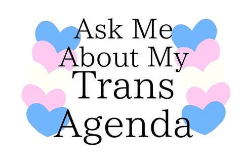 Trans Agenda By Patchwork Heart Redbubble