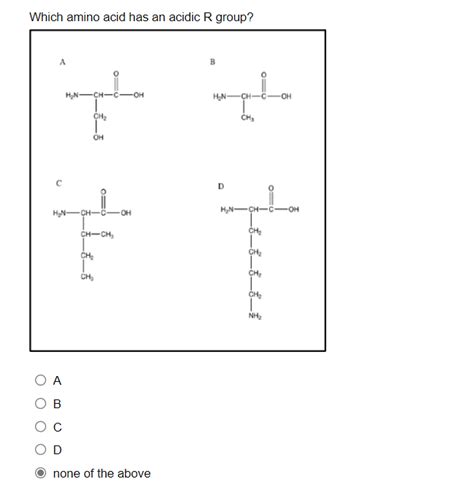 Solved Which amino acid has a basic R group?Which amino acid | Chegg.com