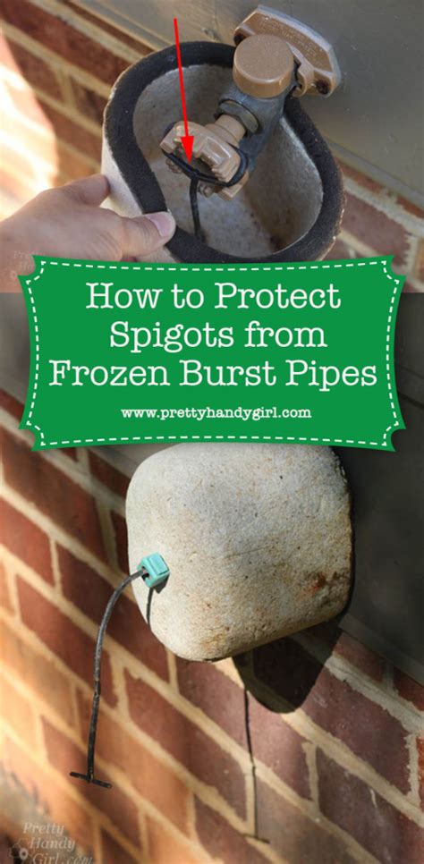 Protecting Spigots From Frozen Burst Pipes