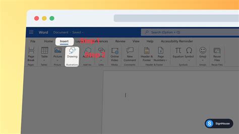 (2024) How To Draw & Insert Signature In Word | SignHouse