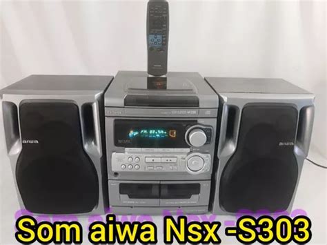 Aparelho Som Microsystem Mini System Aiwa Nsx 303 220 110 MercadoLivre