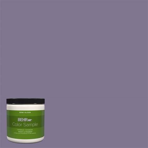 BEHR PREMIUM PLUS 8 Oz 650F 5 Purple Statice Semi Gloss Interior