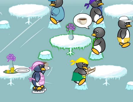 Penguin Cafe 2 Unblocked Game Play Online on Unblockedgamesr.com