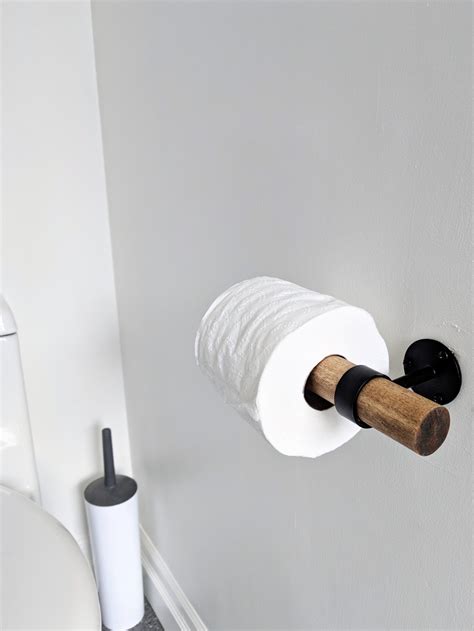 One Room Challenge Diy Towel Bar And Toilet Paper Holder Week