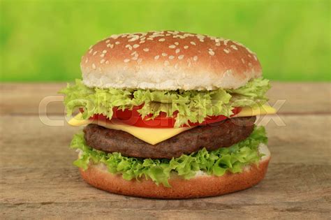 Cheeseburger Stock Image Colourbox