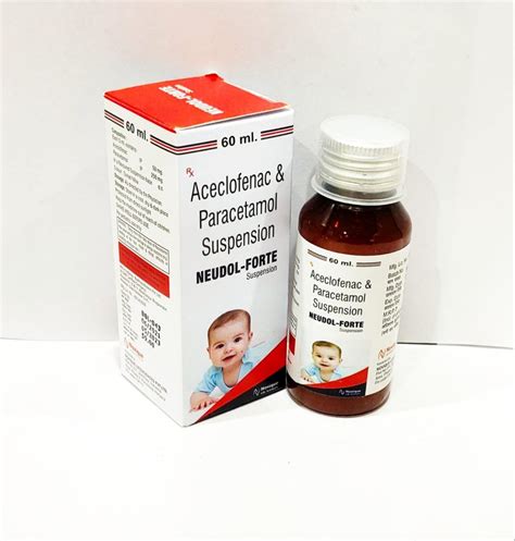 Allopathic Acceclofenac 50Mg Paracetamol 250Mg Suspension In Pan