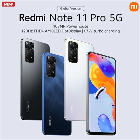 Xiaomi Redmi Note 11 Pro 5G Dual SIM Polar White 128GB And 6GB RAM