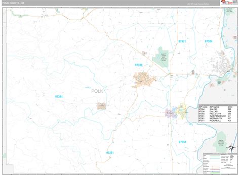 Exploring Polk County Oregon Map - World Map Colored Continents