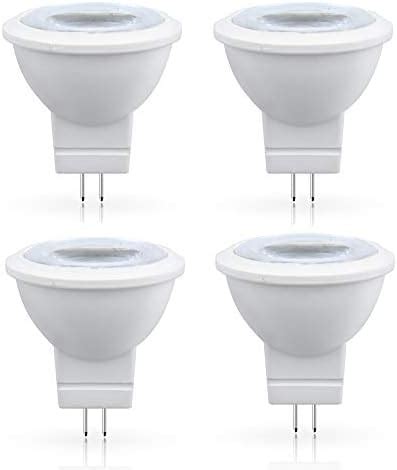 Foco LED GU4 MR11 Lustaled 3W 4 Pack Blanco Warm Amazon Mx