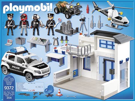 Poste De Police Avec V Hicules Playmobil City Action Police