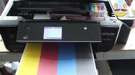 Тест СНПЧ для Epson Xp 600 Xp 605 Xp 700 Xp 800 Youtube