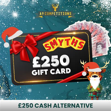 250 SMYTHS VOUCHER OR CASH A9 Competitions