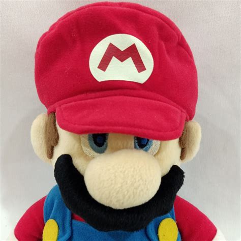 Super Mario Party 5 MARIO 14 Plush Toy Sanei Hudson Soft 2003 Nintendo