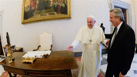 El Papa Francisco Recibió Al Expresidente Alberto Fernández En La