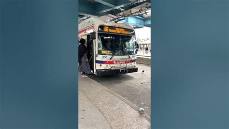 Septa New Flyer Trackless Trolley E40lfr 830 On Route 66 Express