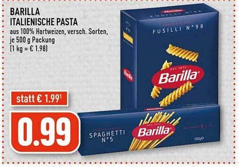 Barilla Italienische Pasta Angebot Bei Edeka