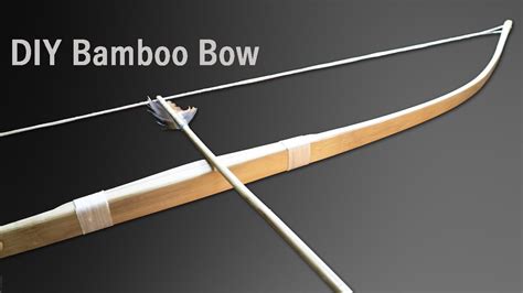 How To Make The Bamboo Bow Diy Bamboo Bow Bamboo Craft Youtube