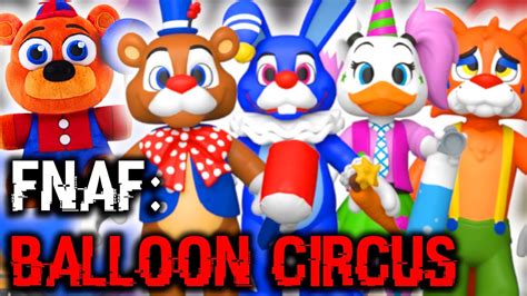 Fnaf Balloon Circus Merch Reveals New Game Characters Fnaf News Youtube