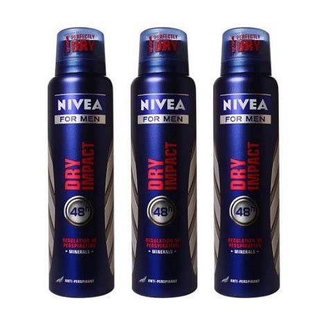 Nivea Men S Anti Perspirant Deodorant Spray Dry Impact Ml Oz