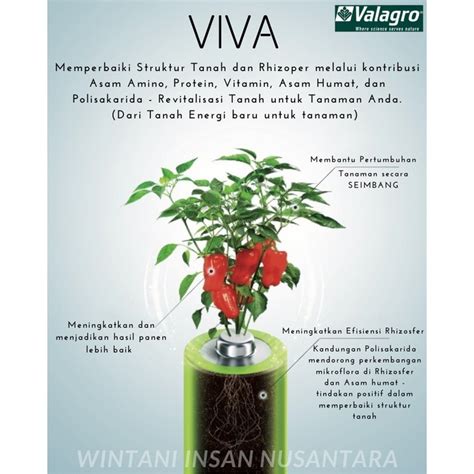 Jual Pupuk Organik Cair Valagro Viva Biostimulant Isi Ml