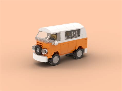 Lego Moc Mini Vw T2 Camper Van By Legocampervans Rebrickable Build