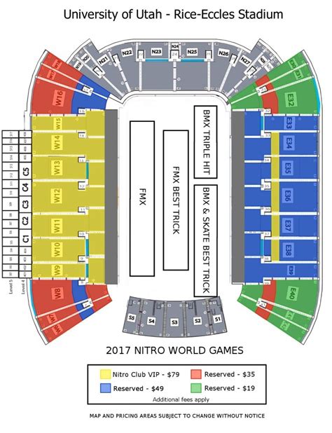 University Of Utah Football Stadium Seating Chart - Stadium Seating Chart