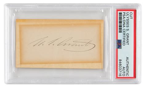 U. S. Grant Signature | RR Auction