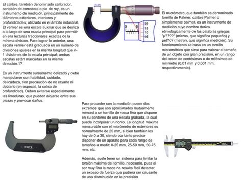 Triptico Del Vernier Y Micrometro Ppt Descarga Gratuita