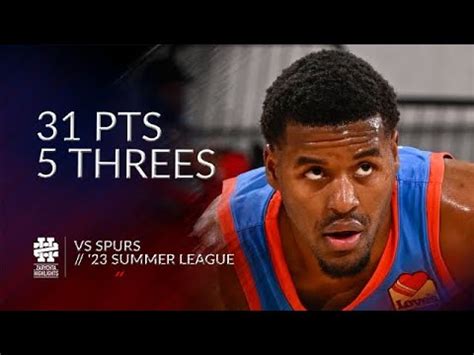 Jared Butler Pts Threes Vs Spurs Summer League Youtube