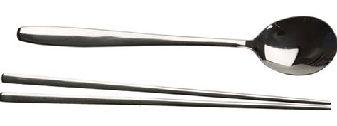 Korean Spoon And Stainless Steel Chopsticks Set