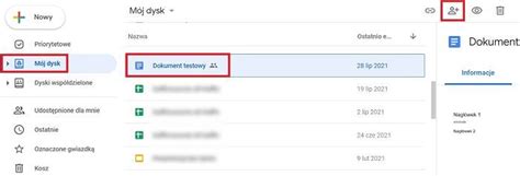 Dysk Google Jak udostępnić plik lub folder Pomoc home pl