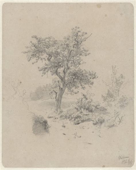 Landscape With Oak By Paul Joseph Constantin Gabriel