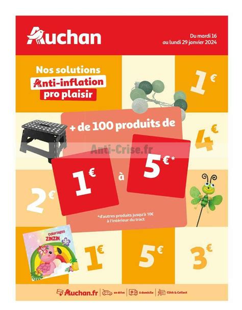 Catalogue Auchan Euros Du Janvier Au Janvier