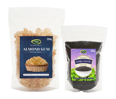 Almond Gum Badam Pisin Best First Quality Pure 100 Natural 250 Grams